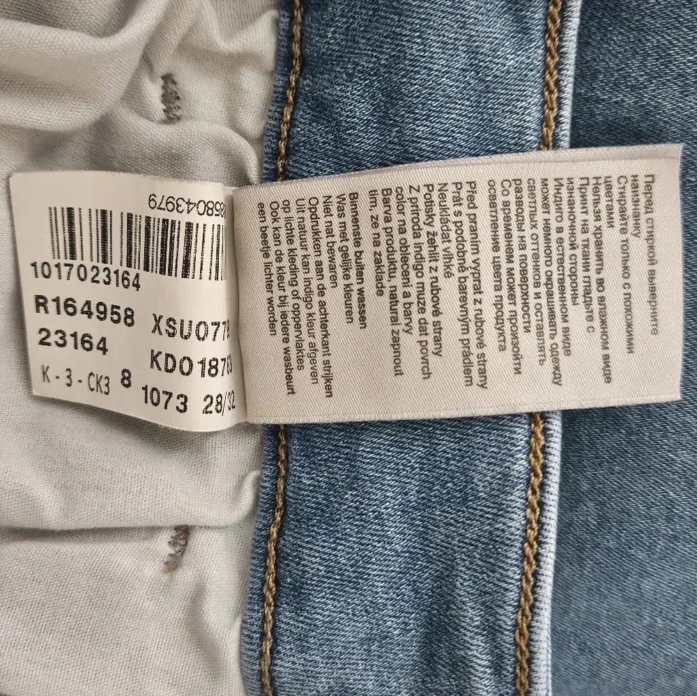 Mavi Jeans Co Emma Slim Boyfriend Light‎ Wash Denim Jeans Women's Size 28 32 - Picture 7 of 11